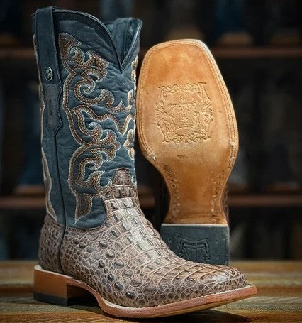 Tanner Mark Bastrop TM205596 Mens Boots in Chocolate & Black