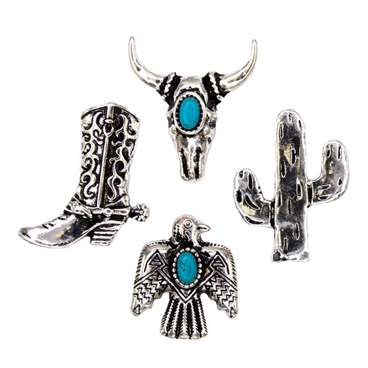 Assorted Pin Tack Set of Western Designs T247SB