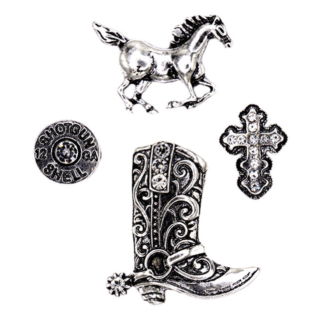 Assorted Pin Tack Set of Cowboy Designs T-252SB