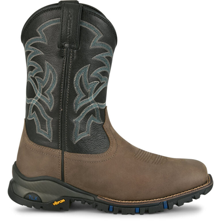 Tony Lama TW5020 Roustabout in Grey Mens Cowboy Boots