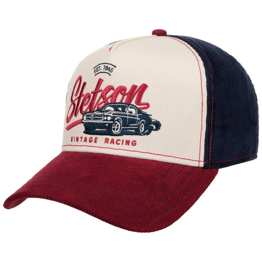 Stetson Trucker Cap Vintage Racing 7741139 in Blue/Red