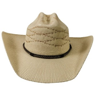 American Hat Makers Winslow Cream Straw Cattleman Cowboy Hat