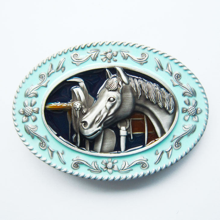 Buckle Vintage Horsehead Saddle WT089