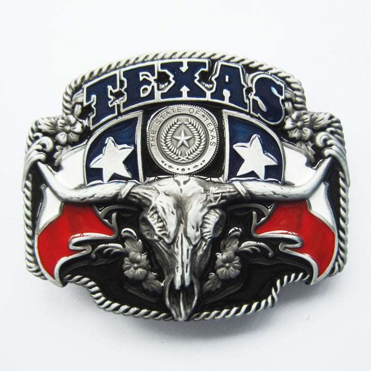 Buckle Vintage Silver Plated Texas State WT100BK