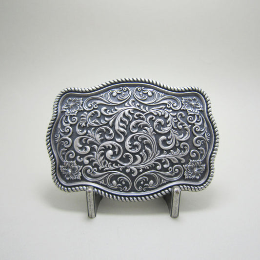 Buckle Silver Plated Southwestern Design Buckle WT142SL