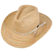 Load image into Gallery viewer, Stetson 3598501 Taya Western Festival Crochet Straw Hat
