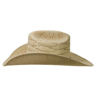 American Hat Makers Winslow Cream Straw Cattleman Cowboy Hat
