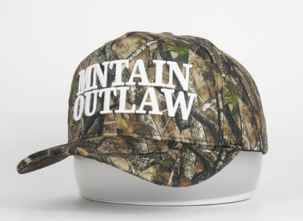 Mntain Outlaw Woodland Camo Five Panel Cap
