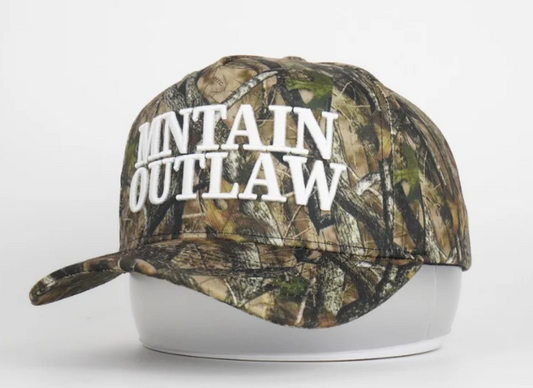 Mntain Outlaw Woodland Camo Five Panel Cap