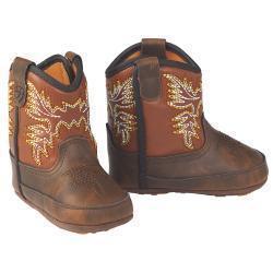 M&F Ariat LIL' STOMPERS Work Hog Infant Boots Brown A442001402