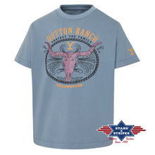 Load image into Gallery viewer, Offical unisex Yellowstone Tee Protect the Family in Blue
