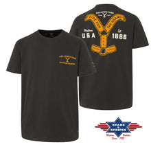 Load image into Gallery viewer, Offical unisex Yellowstone Tee Ride For The Brand in Black
