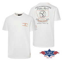 Load image into Gallery viewer, Offical unisex Yellowstone Tee Your Ranch Your Rules in Off White
