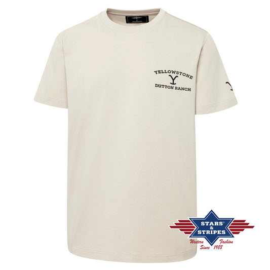 Offical unisex Yellowstone Tee So Wild So Angry in Beige
