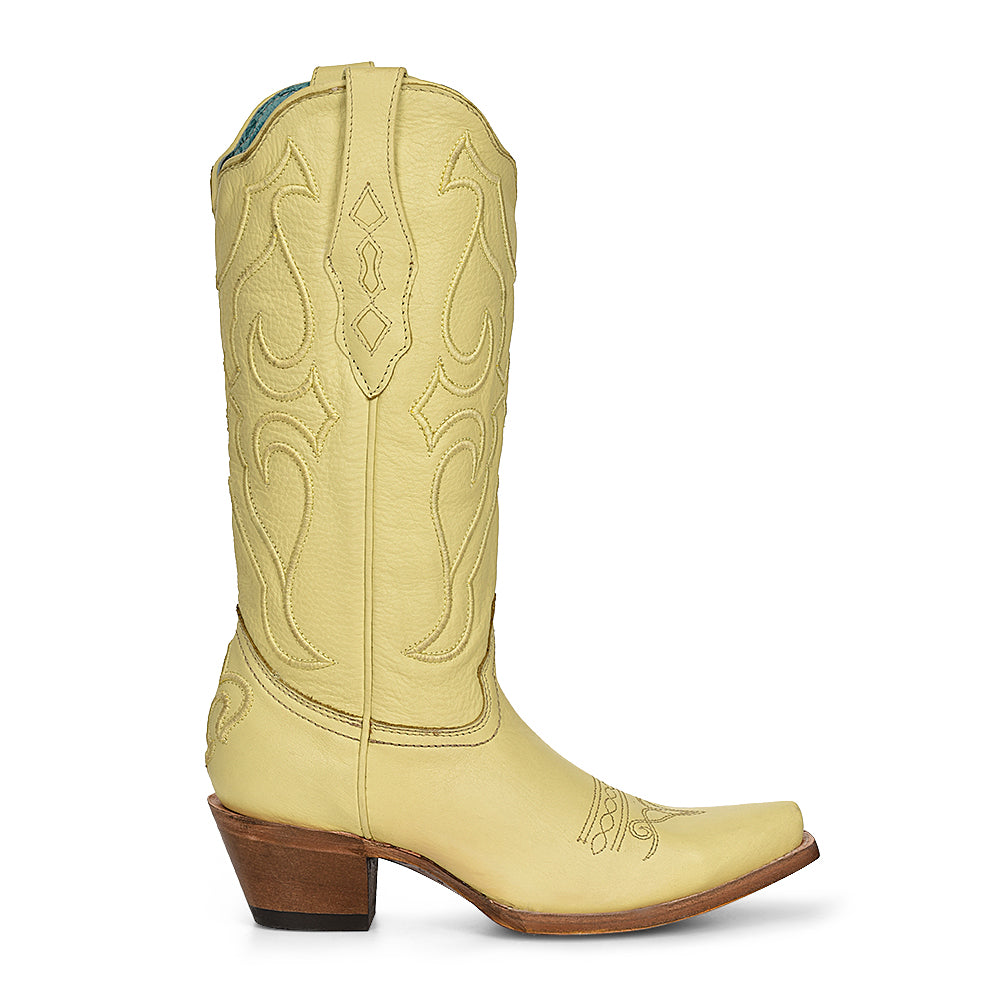 Yellow cowboy cheap boots womens