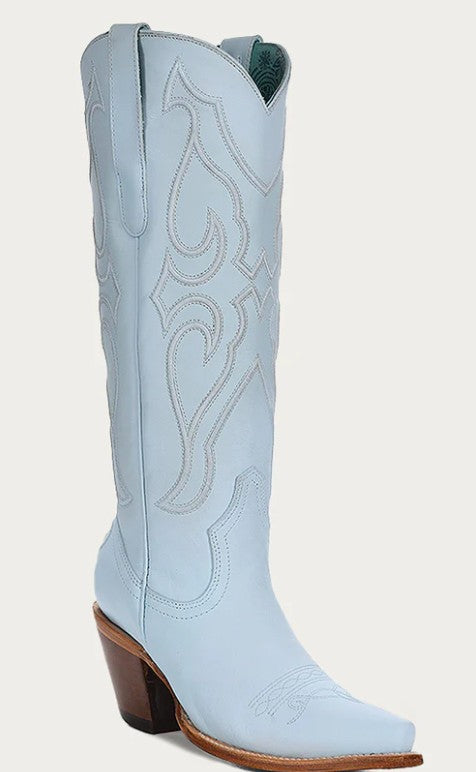 Corral Ladies Baby Blue Western Boots Z5254