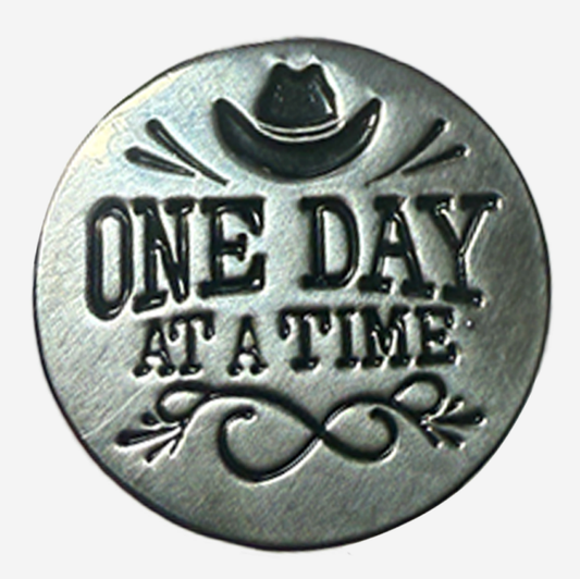 American Hat Makers Magnetic One Day At A Time Pin