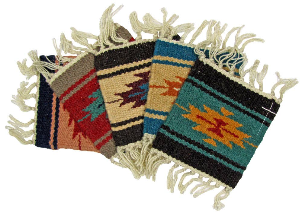 6" X 6" Handwoven Wool Coasters
