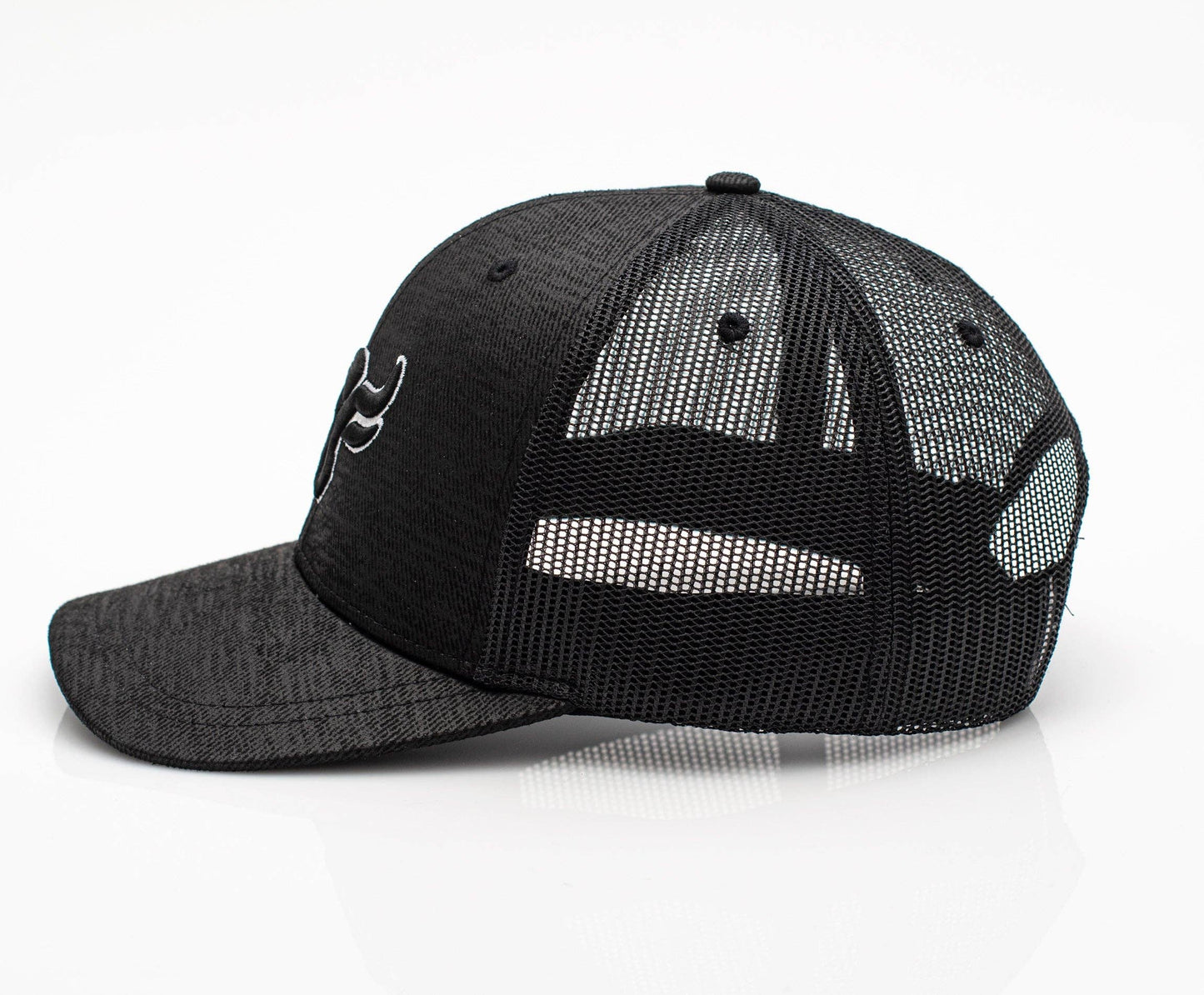 Rodeo Clothing TH101-1103-BLACK Cotton Twill Mesh Western Cap