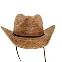 Load image into Gallery viewer, American Hat Makers Mexican Palm Straw Cowboy Hat - Tycoon: Toast
