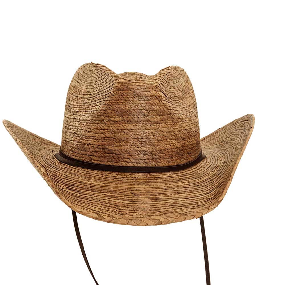 American Hat Makers Mexican Palm Straw Cowboy Hat - Tycoon: Toast