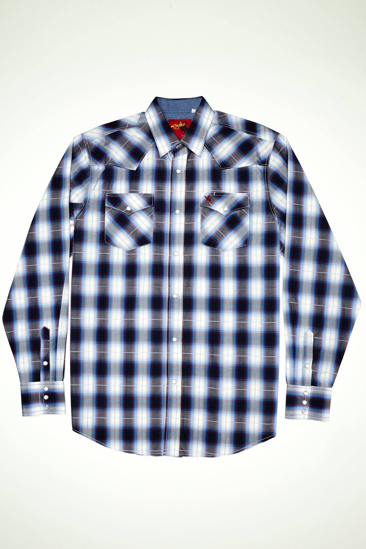 RODEO CLOTHING MEN'S PLAID WESTERN LONG SLEEVE BIG & TALL PS400L-BT-470