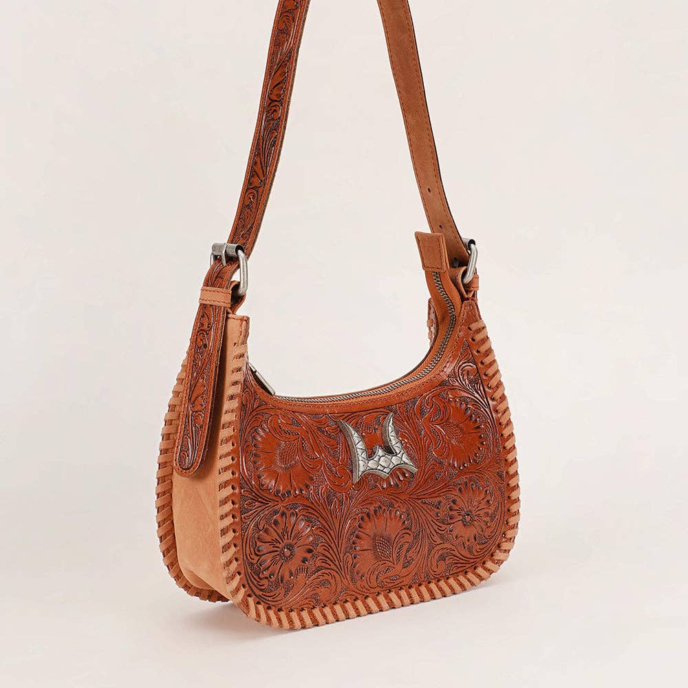 Myra Loyal West LW-S25-040 Dannia Medium Purse in Brown