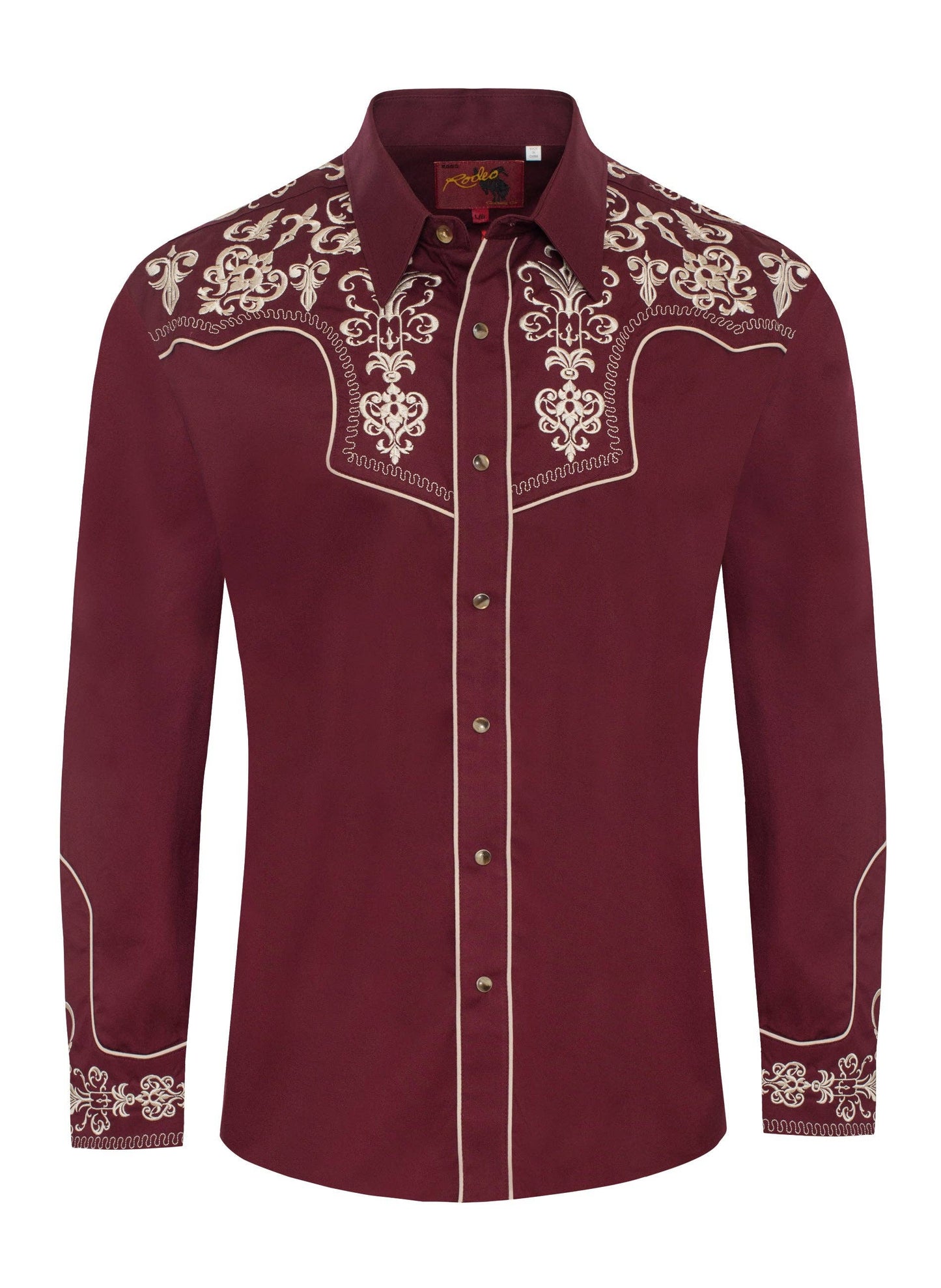 Rodeo Clothing PS500L-EC-574 Men's Western Cowboy Embroidery Shirt
