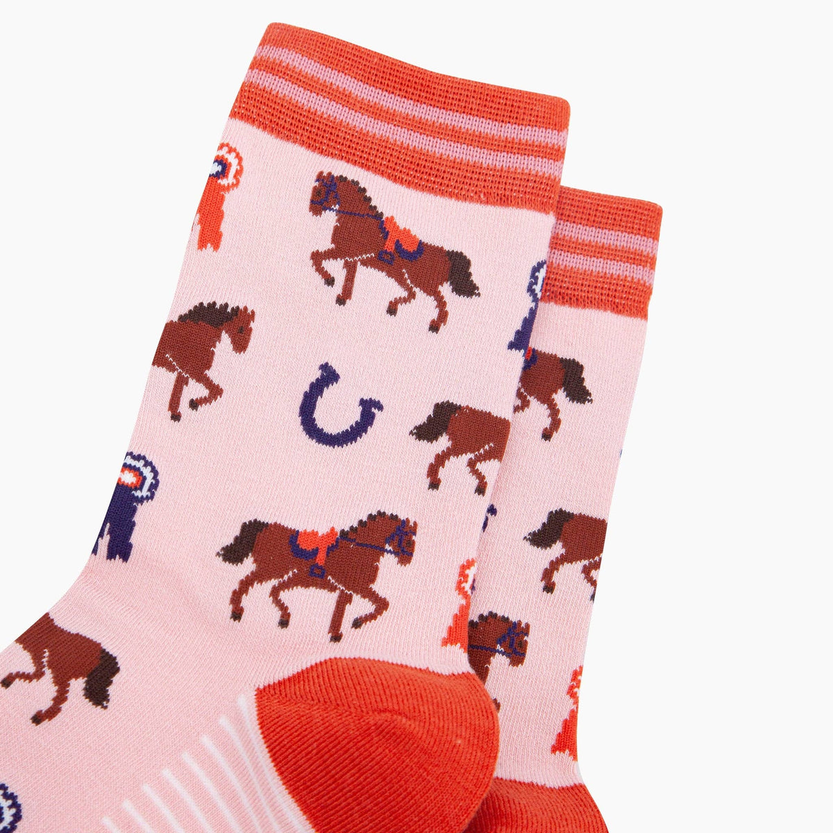 Sock Talk Horse Riding Bamboo Socks in Pink