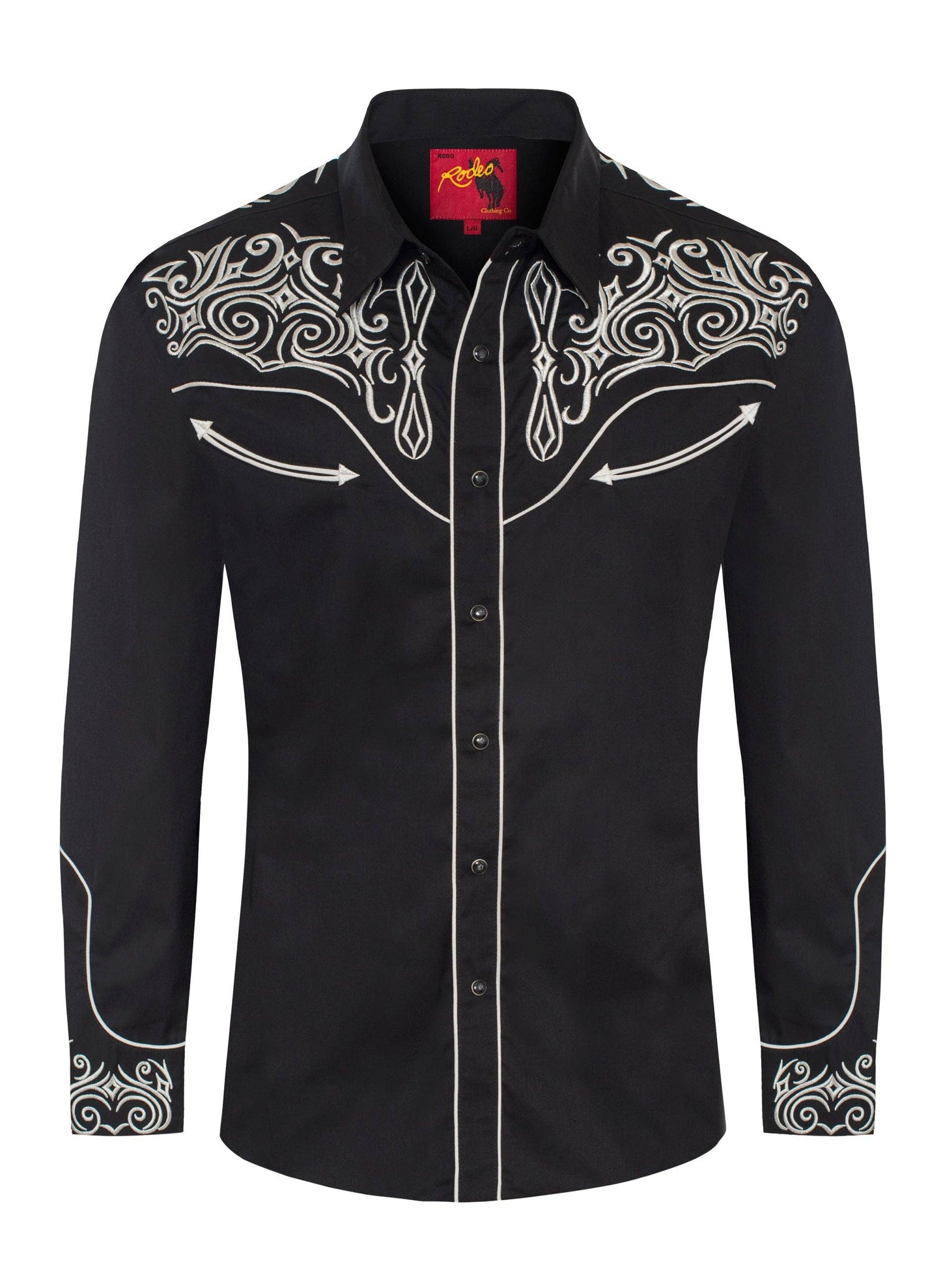 Rodeo Clothing PS500L-EC-549  Men's Western Cowboy Embroidery Shirt