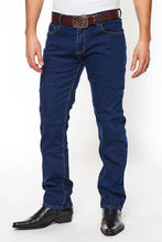 Load image into Gallery viewer, Rodeo Clothing Mens Jeans Super Skinny Fit in Dark Blue HLP-505-DKBLUE
