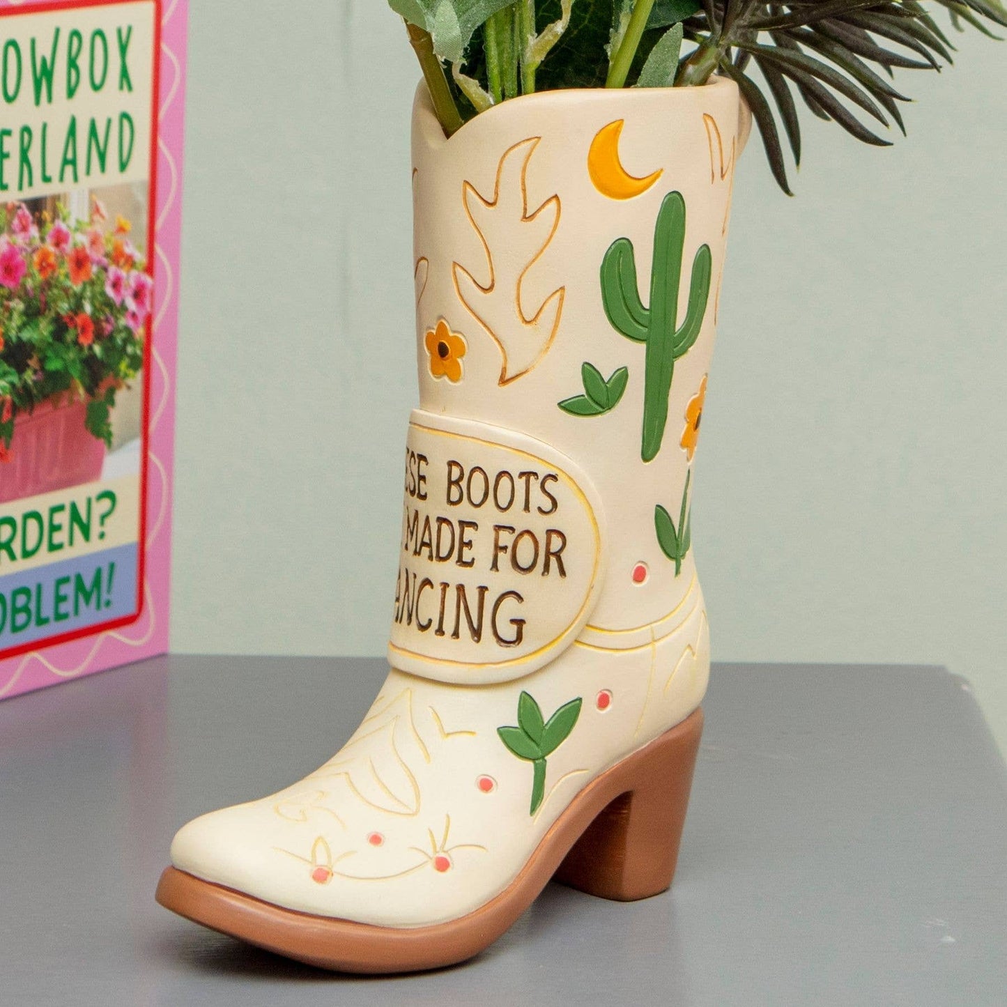 Cowboy Boots Vase - Boots Are Made for Dancing GC1352