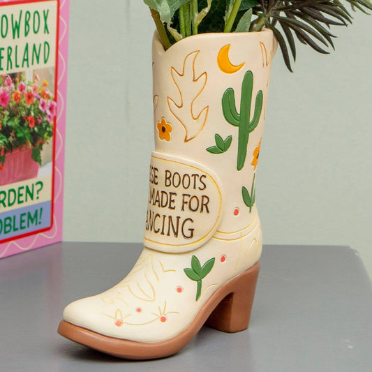 Cowboy Boots Vase - Boots Are Made for Dancing GC1352