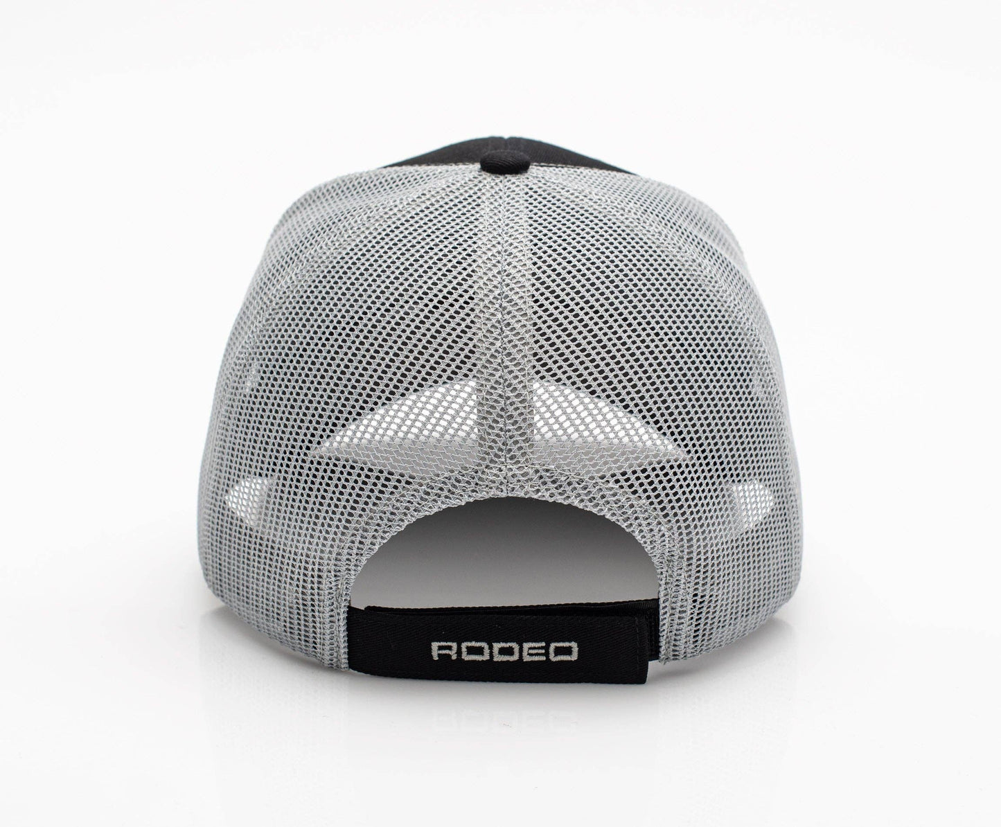 Rodeo Clothing TH101-1106-BLACK-GREY Cotton Twill Mesh Western Cap