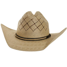 Load image into Gallery viewer, American Hat Makers Straw Cowboy Hat Cattleman Western - Style Gunman: Ivory
