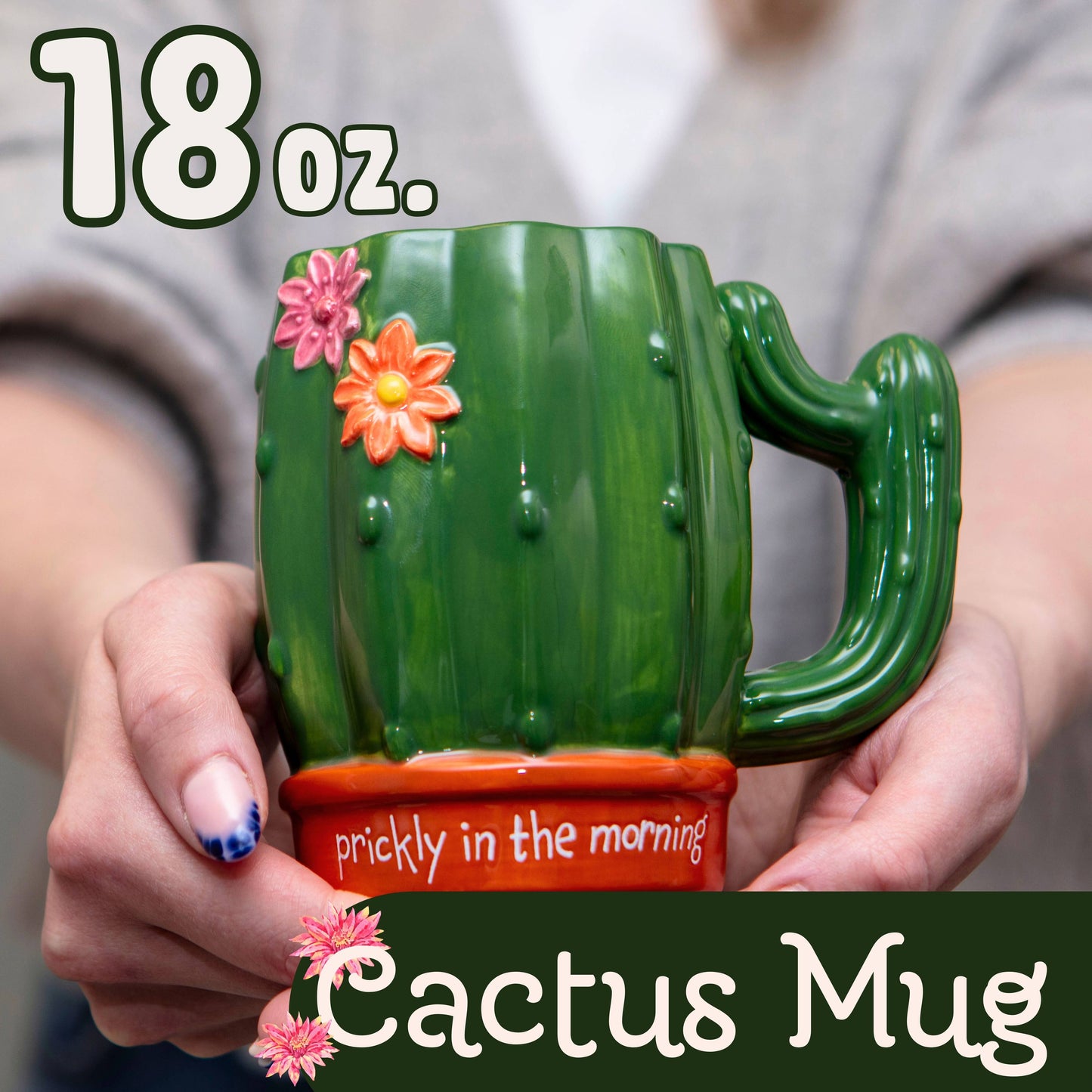 Prickly in the Morning Cactus Mug BG195