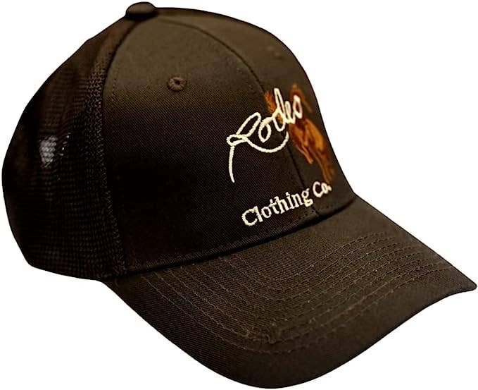 Rodeo Clothing Signature in brown Cotton Twill Mesh Western Cap