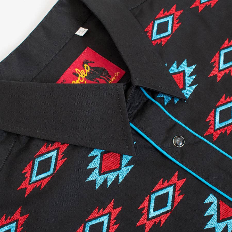 Rodeo Clothing Men's Western Cowboy Embroidery Shirt PS500L-572