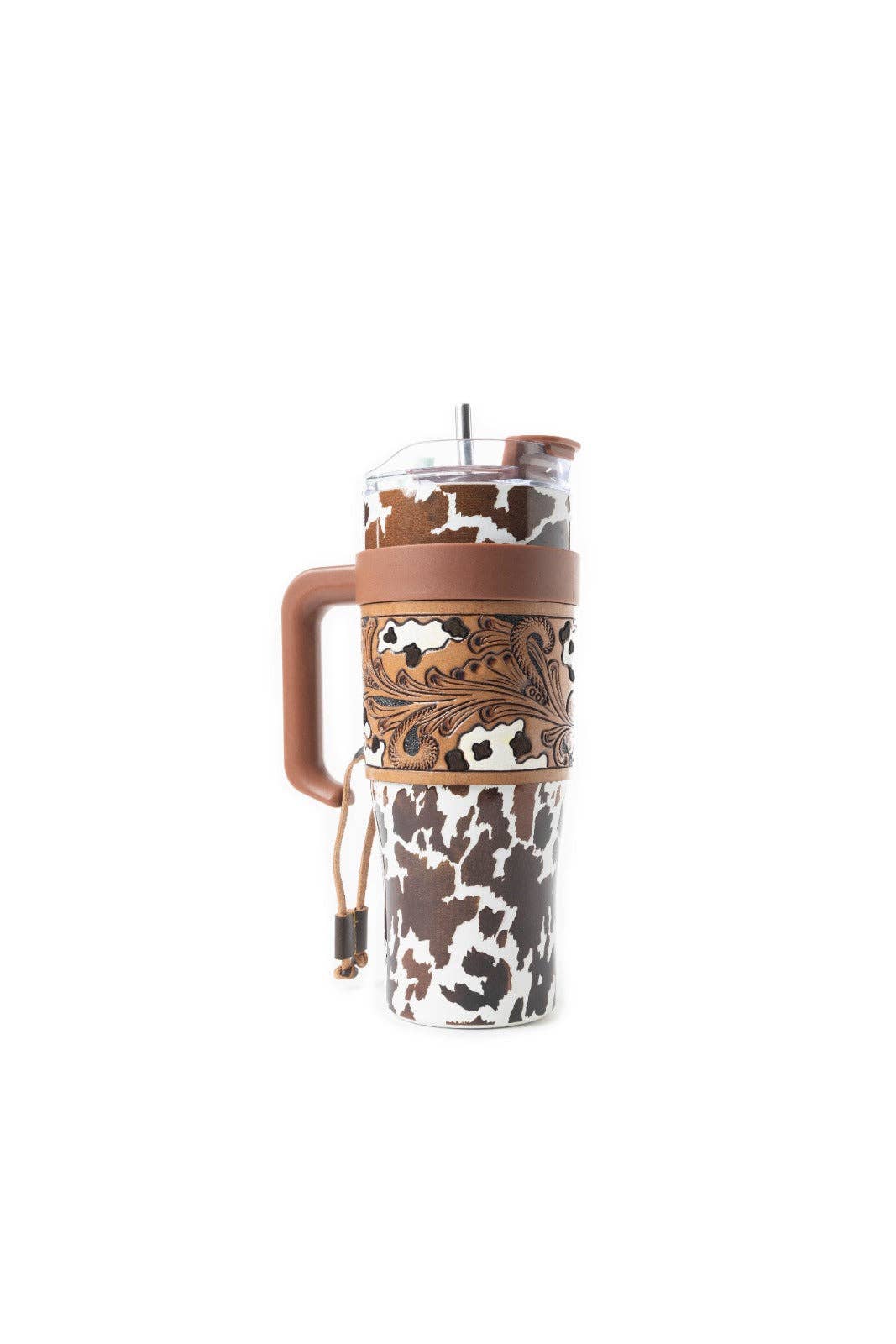 Myra S-12053 Wide Wyoming Tumbler In Brown and White: WITH TOOLING