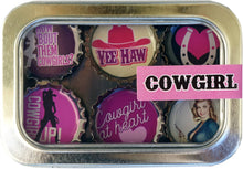 Load image into Gallery viewer, Cowgirl Magnets by Kates Magnets set of 6
