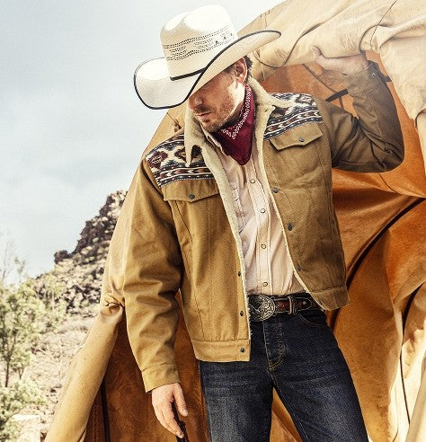 Carson Mens Canvas Western Jacket