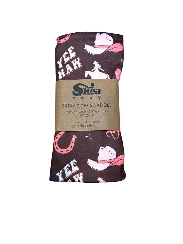 Yeehaw Cowgirl Swaddle SW22