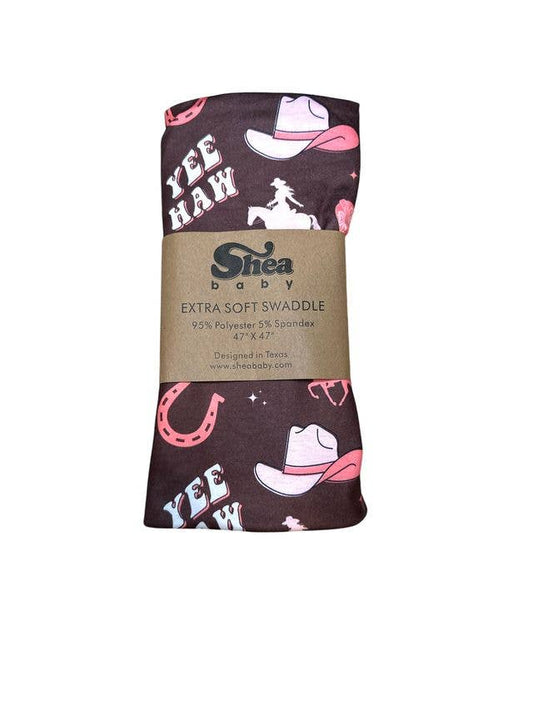 Yeehaw Cowgirl Swaddle SW22