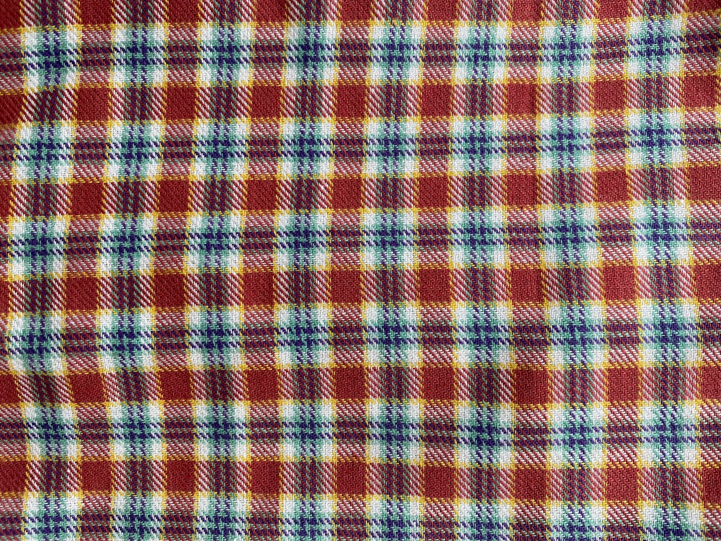 Plaid Long Sleeve Pearl Snap Shirt in Red/Blue BPL01