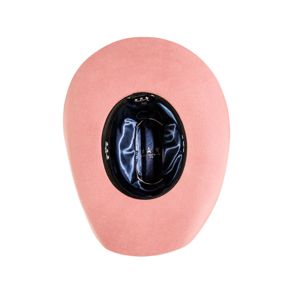 American Hat Makers Beau 710087 Cattleman Cowboy Hat in Cotton Candy
