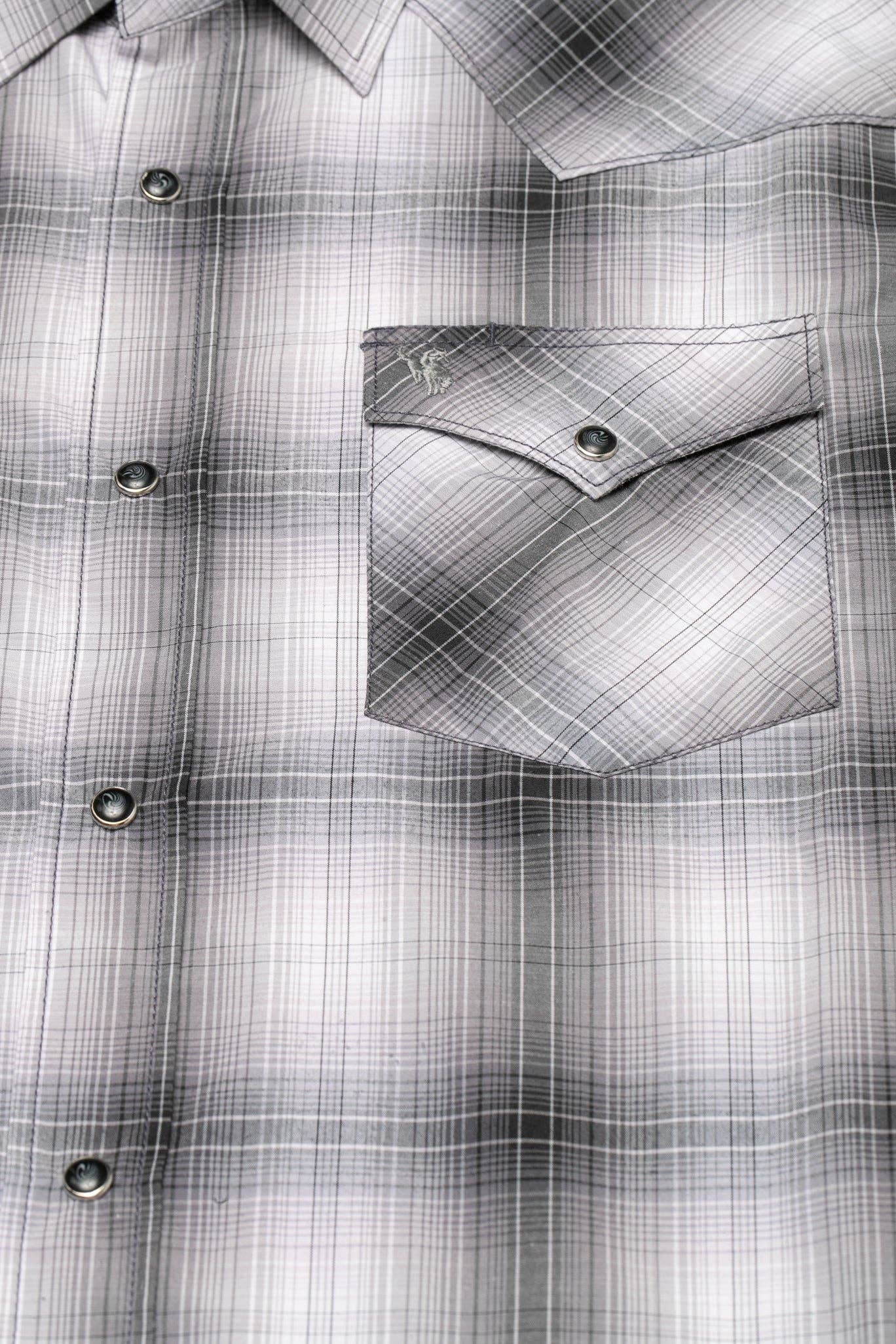 RODEO CLOTHING MEN'S PLAID WESTERN LONG SLEEVE BIG & TALL PS400L-BT-453