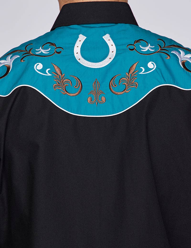 Rodeo Clothing Men's Western Cowboy Embroidery Shirt PS500-506