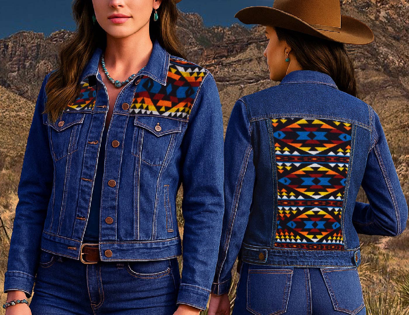 Southwest Denim Jacket W-AIDJXL21