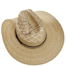 Load image into Gallery viewer, American Hat Makers Straw Cowboy Hat Cattleman Western - Style Gunman: Ivory
