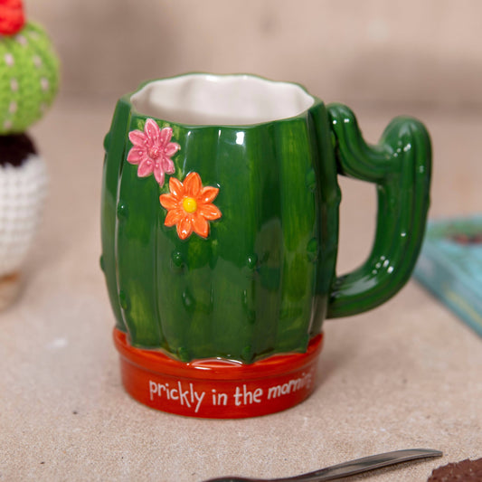 Prickly in the Morning Cactus Mug BG195